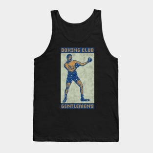 Boxing Club Gentlemen Pixel Art Tank Top